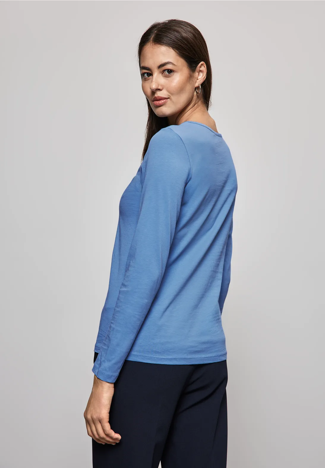 Street One Basic Langarmshirt Discount Store für neue Produkte