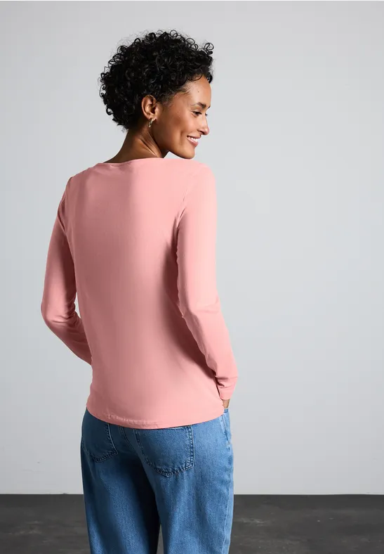 Street One Basic Langarmshirt Super Rabatt