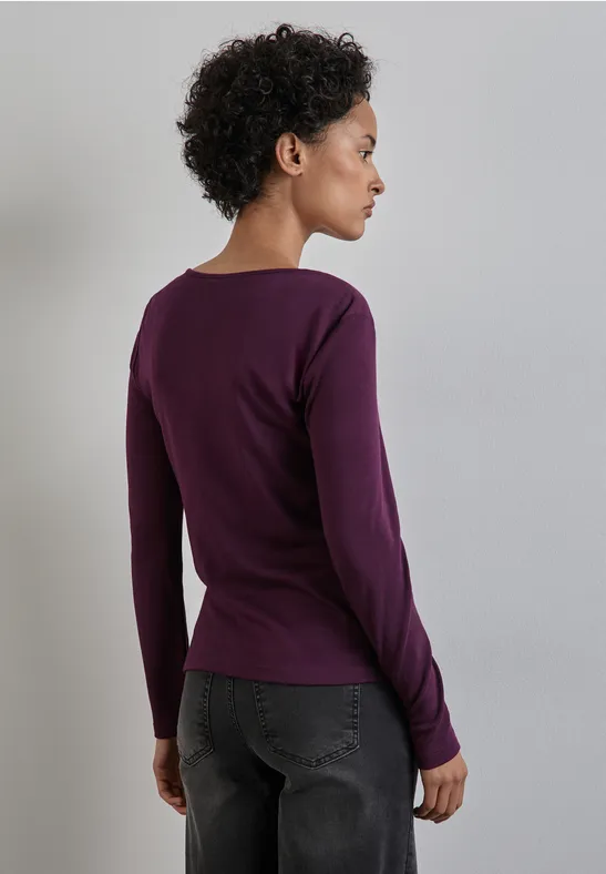 Street One Shirt mit Herzausschnitt Clearance-Verkauf