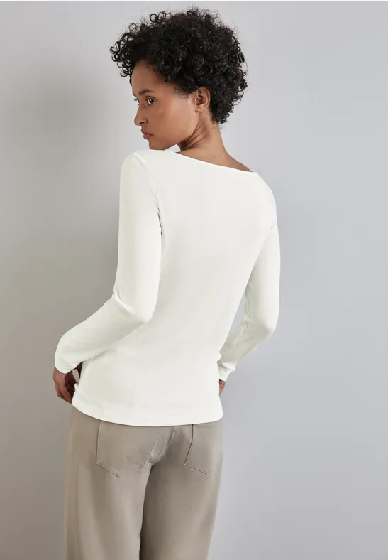 Street One Shirt mit U-Boot-Ausschnitt 50% Rabatt für begrenzte Zeit