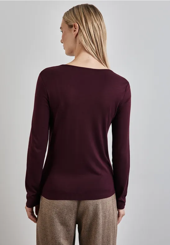 Street One Shirt mit Herzausschnitt Verkauf