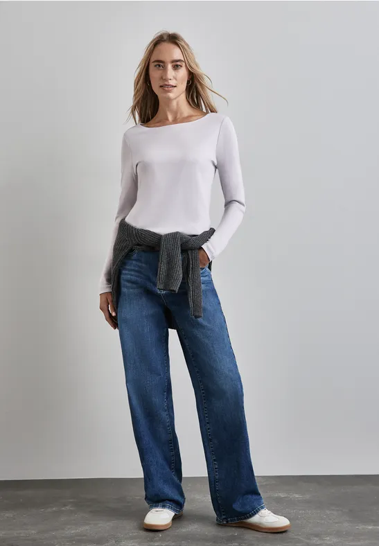 Street One Shirt mit U-Boot-Ausschnitt Angebote