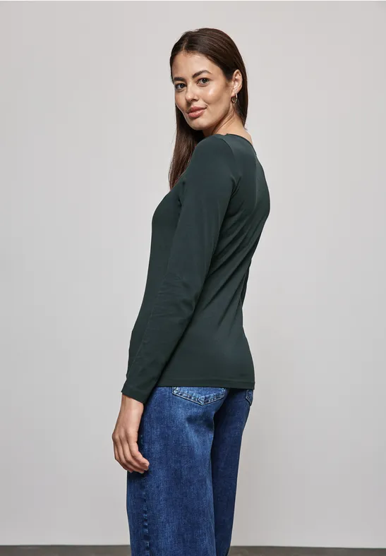 Street One Basic Langarmshirt Limitierter Zeitrabatt