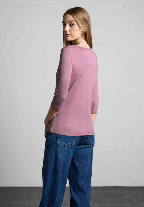 Street One Basic T-Shirt mit 3/4 Arm - Style PANIA Rabatt