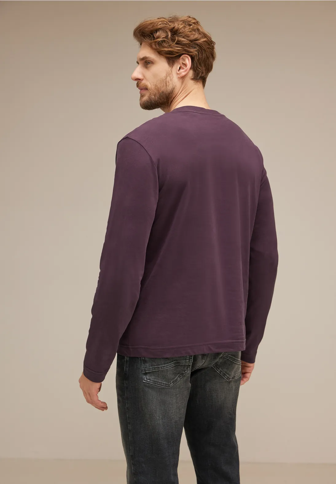 Street One Langarmshirt mit Print Weihnachtsangebot