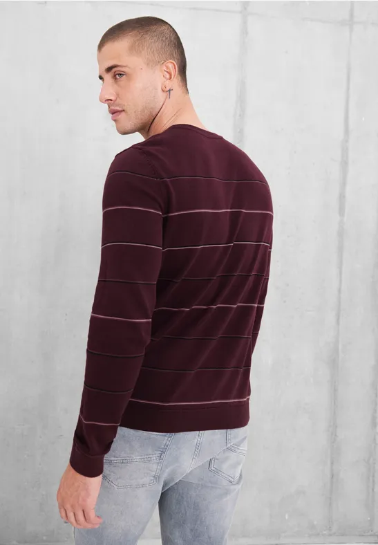 Street One Gestreifter Strickpullover Lagerräumung
