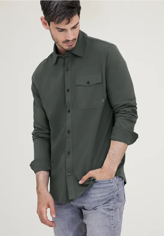 Street One Piqué Langarmhemd Super Sparpreis