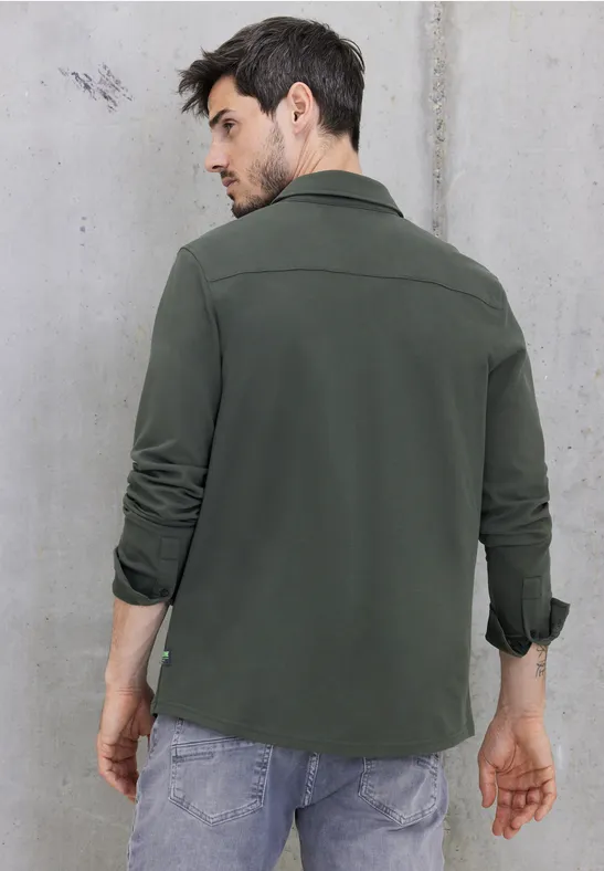 Street One Piqué Langarmhemd Super Sparpreis