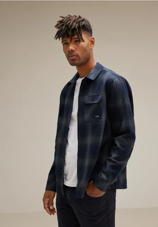 Street One Zipper Karo Overshirt Begrenzte Freigabe