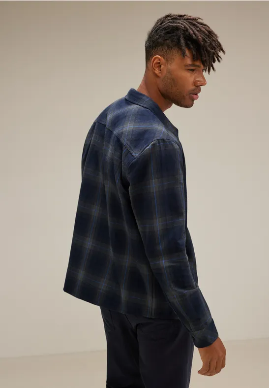 Street One Zipper Karo Overshirt Begrenzte Freigabe