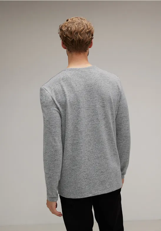 Street One Softes Melange Langarmshirt Letzte 2 Tage