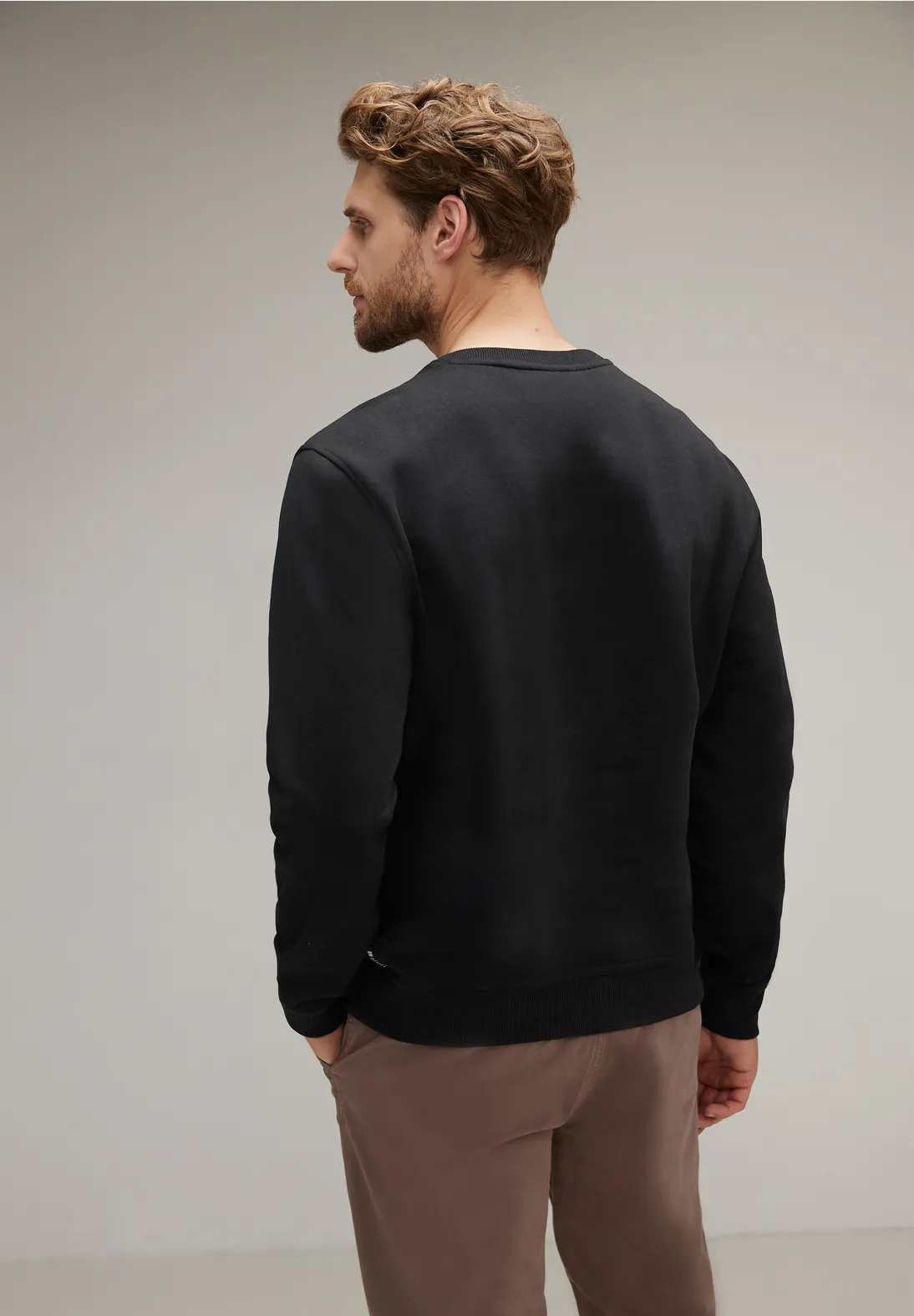 Street One Pullover mit Wording Letzter Tag