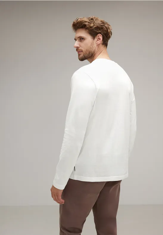 Street One Langarmshirt mit Brustprint Nur für heute