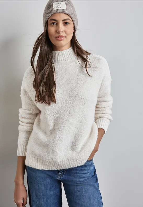 Street One Bouclé-Pullover Super Rabatt