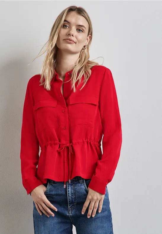 Street One Bluse mit Tunnelzug Riesige Rabatte