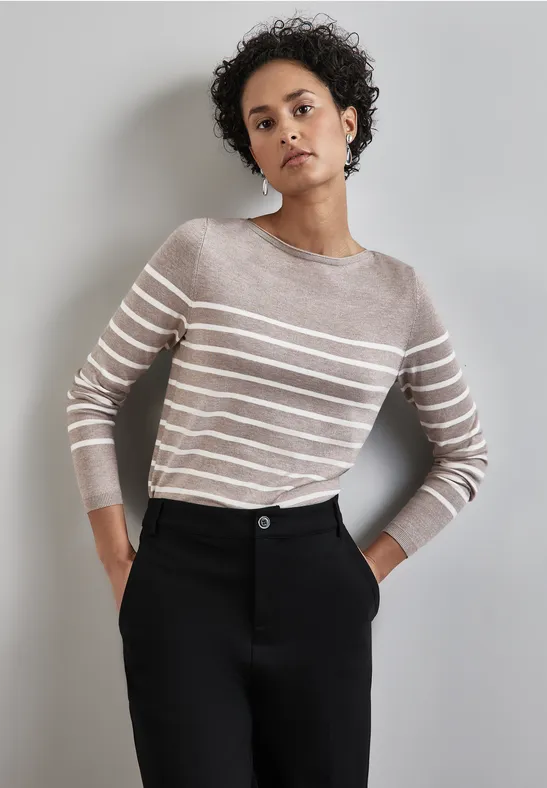 Street One Gestreifter Pullover Sonderangebot