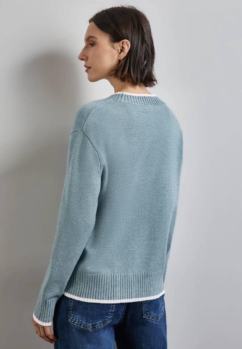 Street One Pullover mit Tipping Saisonschlussverkauf