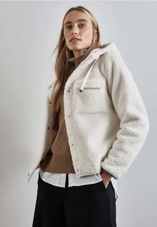 Street One Teddy-Jacke mit Kapuze Muttertagsangebot