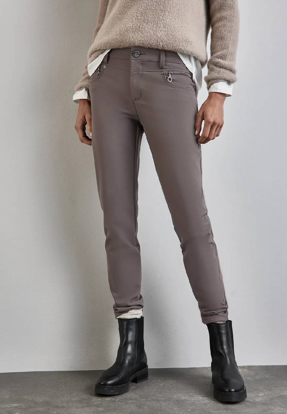 Street One Hose mit Zipper Details Jubiläumsangebot