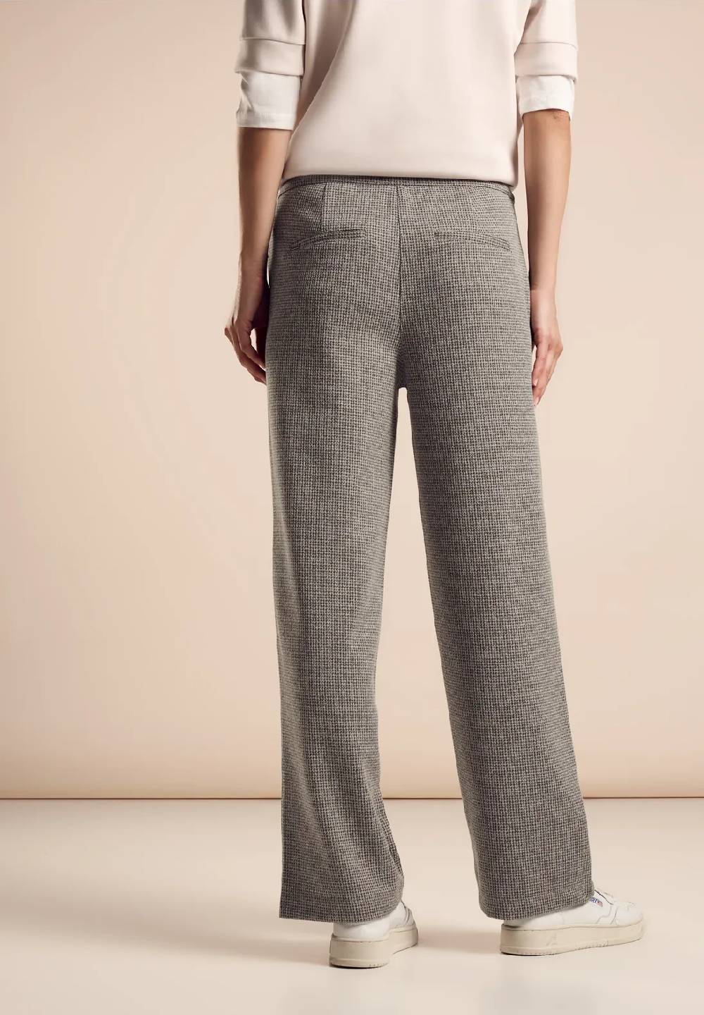 Street One Jaquard Hose im Casual Fit Lagerräumung