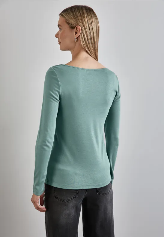 Street One Basic Langarmshirt - Style LANEA Blitzangebot