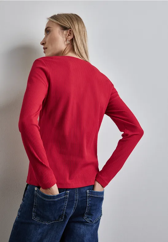Street One Shirt mit Herzausschnitt Kauf eins, bekomm eins gratis