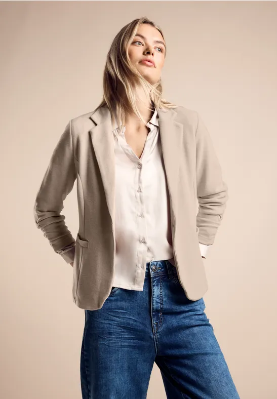 Street One Basic Blazer mit Raffungen Sonderangebote