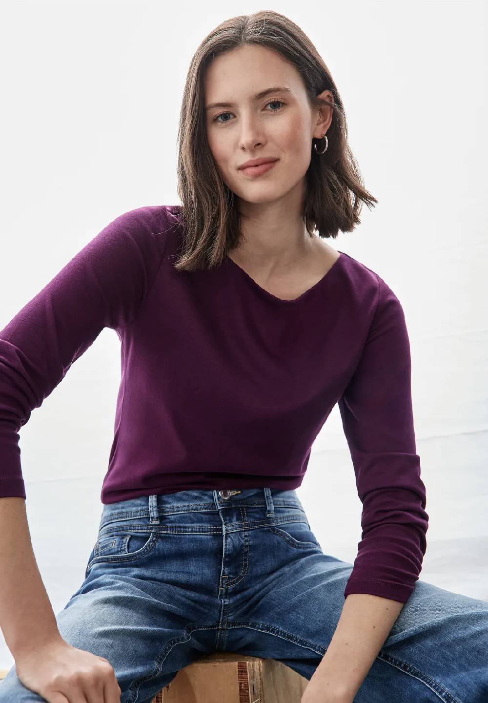 Street One Basic Langarmshirt - Style LANEA Letzter Tag