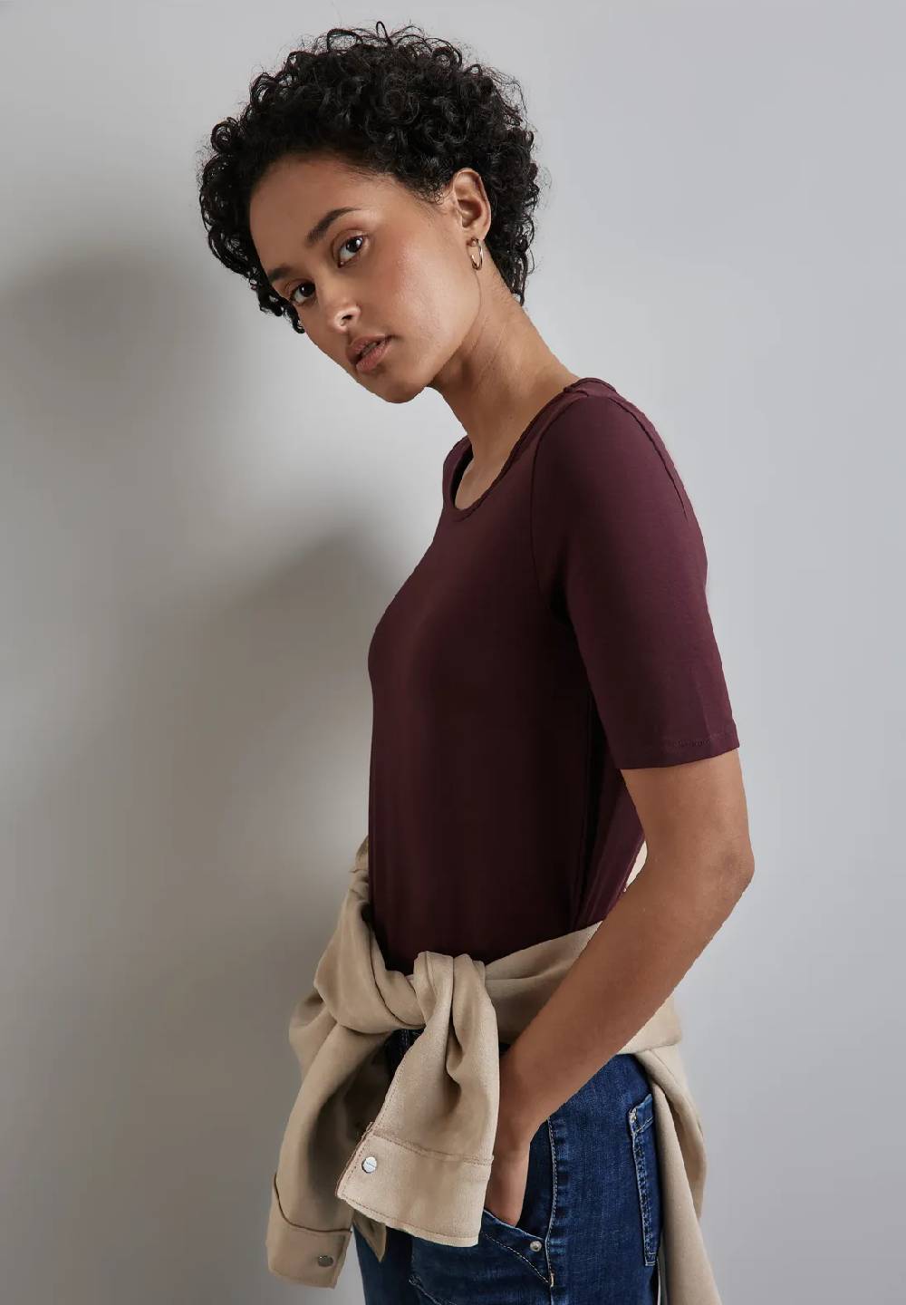 Street One T-Shirt mit Rundhals Bis zu 65% Rabatt