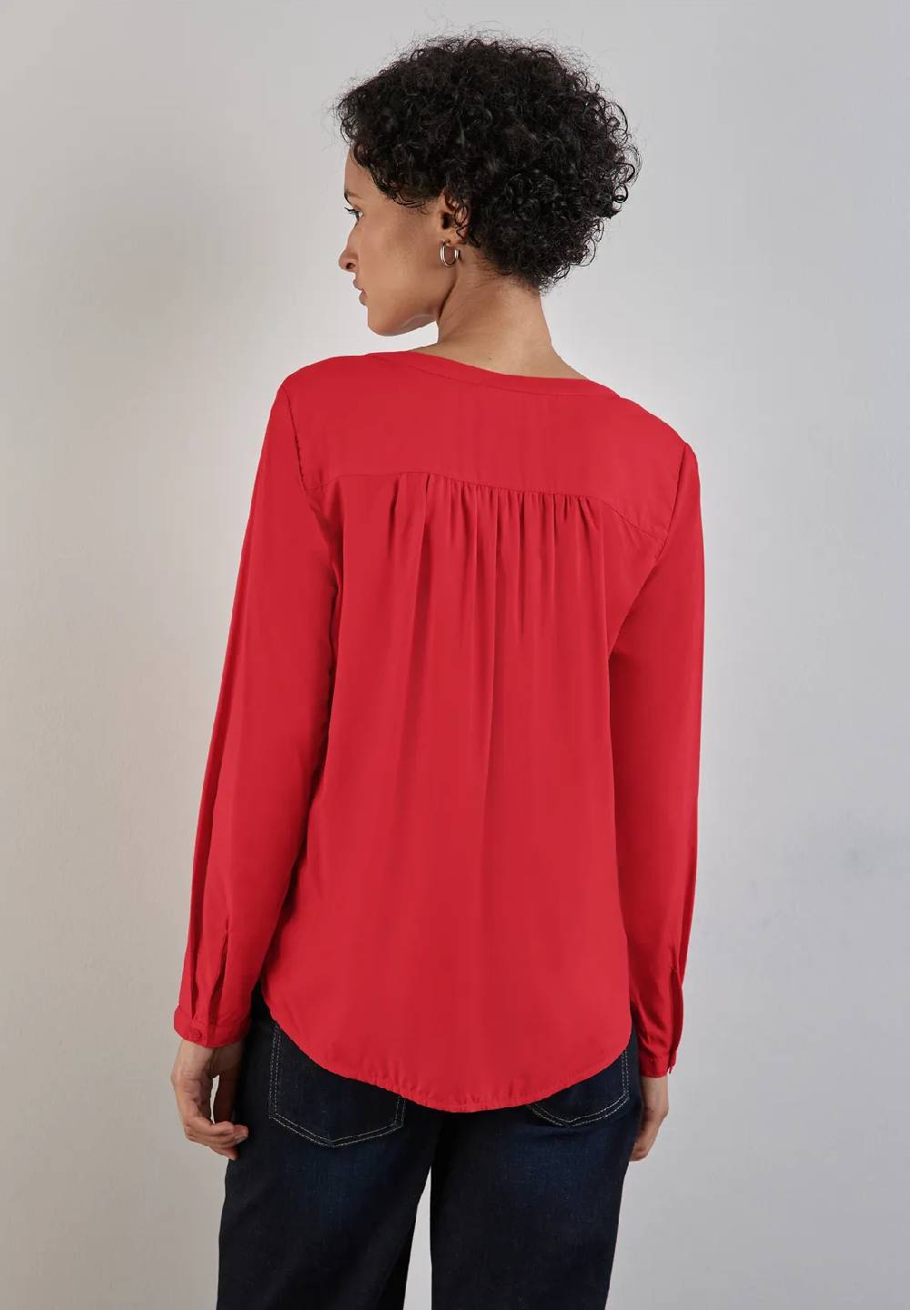 Street One Basic Bluse in Unifarbe - Style BAMIKA Nur für heute