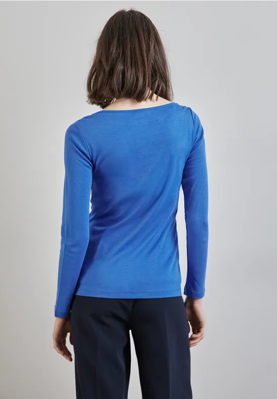 Street One Basic Langarmshirt - Style LANEA Riesige Rabatte