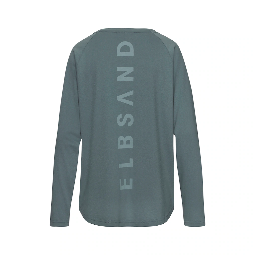 Elbsand Longsleeve »Tinna« mit Logodruck hinten Langarmshirt aus Baumwoll-Mix sportlich-casual Saisonale Angebote