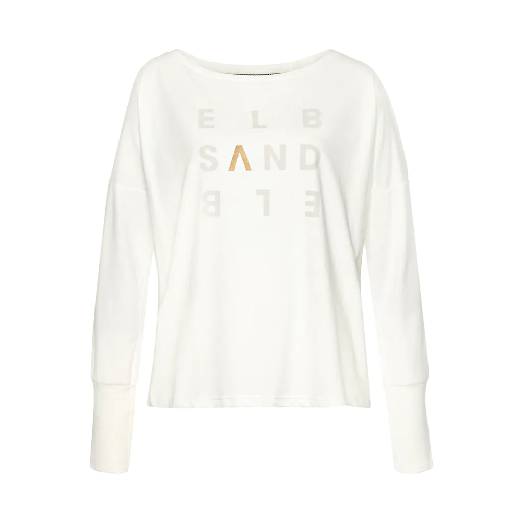 Elbsand Longsleeve »Ingiara« mit Logodruck vorne Langarmshirt sportlich-casual Super Rabatt