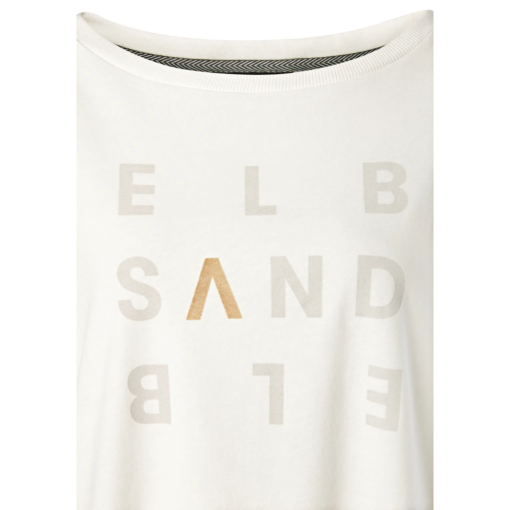 Elbsand Longsleeve »Ingiara« mit Logodruck vorne Langarmshirt sportlich-casual Super Rabatt