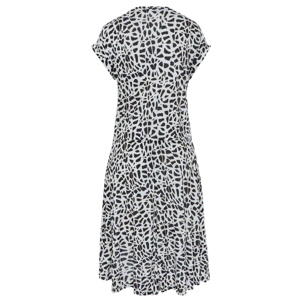 LASCANA Jerseykleid mit Animalprint kurzärmliges Sommerkleid casual-chic Günstiger Verkauf