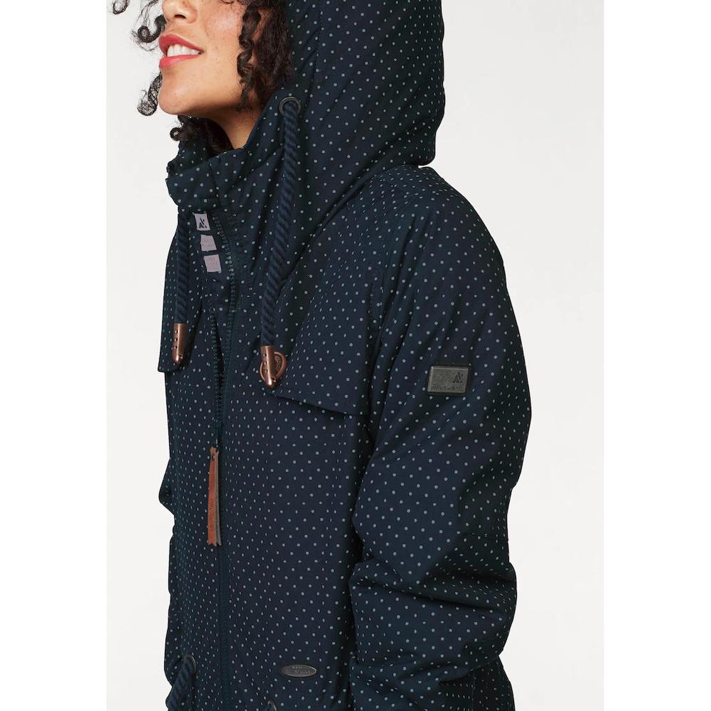 Alife & Kickin Outdoorjacke »CHARLOTTEAKB« mit Kapuze gefütterter Parka Kapuzenjacke durch Bindeband tailliert Neueste Stile