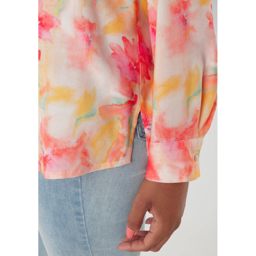 Aniston SELECTED Hemdbluse mit frischen und farbenfrohen Batikdruck - NEUE KOLLEKTION Auslauf