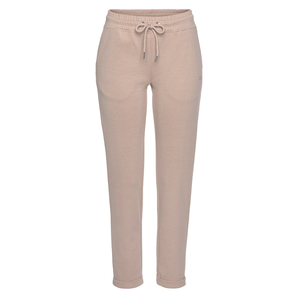 H.I.S Sweathose Schlupfhose mit kleinem Aufschlag am Saum Loungewear Exklusivangebot
