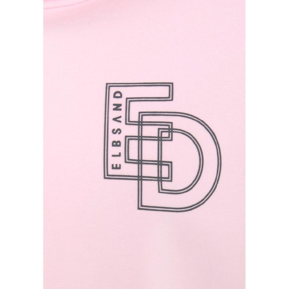 Elbsand Kapuzensweatshirt mit großem Logodruck auf dem Rücken bequemer Hoodie aus Baumwolle Rabatt