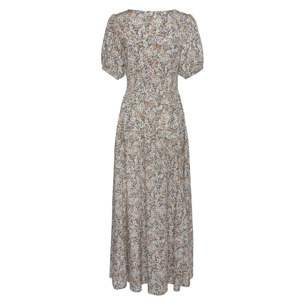 Vivance Maxikleid mit Blümchendruck und V-Ausschnitt luftiges Sommerkleid Im Verkauf