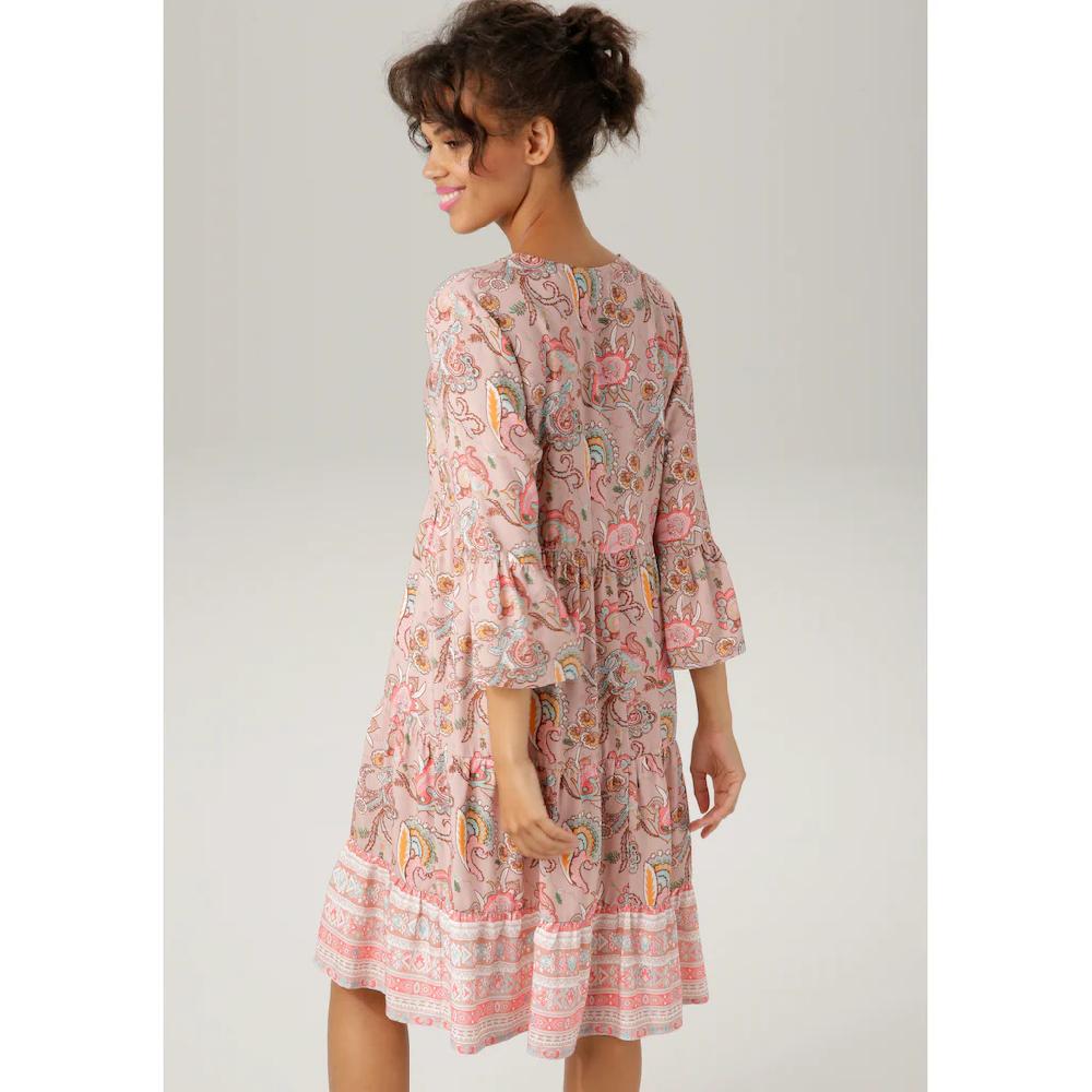 Aniston CASUAL Tunikakleid mit fantasievollem Druck Fabrikpreis
