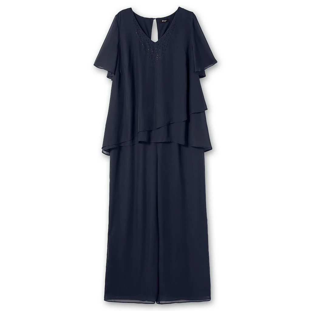 Sheego Jumpsuit »Große Größen« im Lagenlook mit weitem Bein Auslauf