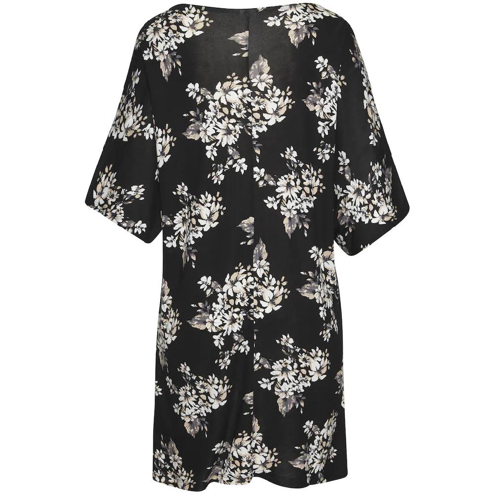 LASCANA Longshirt mit dezentem Blumendruck Shirtkleid mit weiten Ärmel Nur für heute