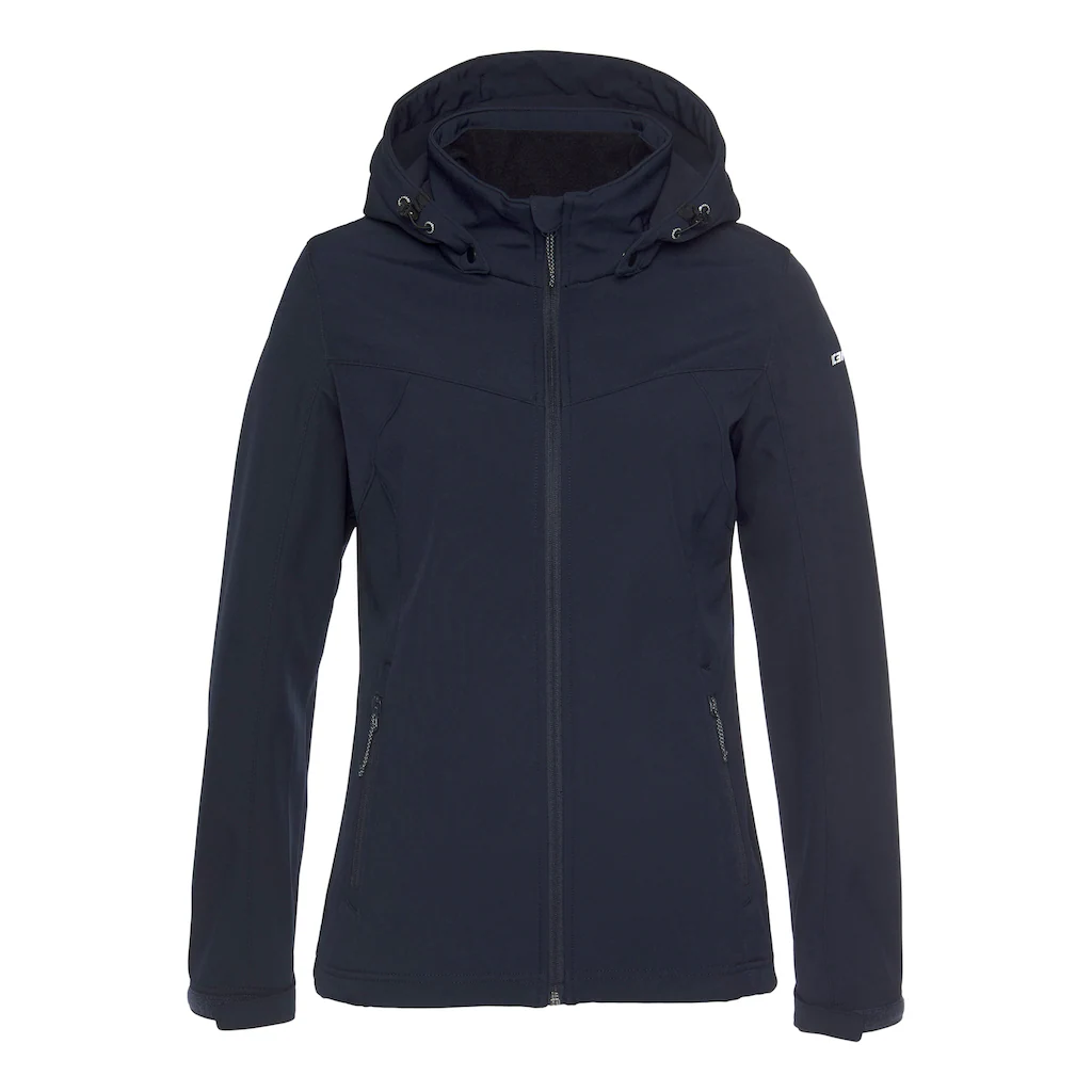 Icepeak Softshelljacke »BRENHAM« (1 St.) mit Kapuze Winddicht & Wasserabweisend & Atmungsaktiv Sonderangebot der Fabrik