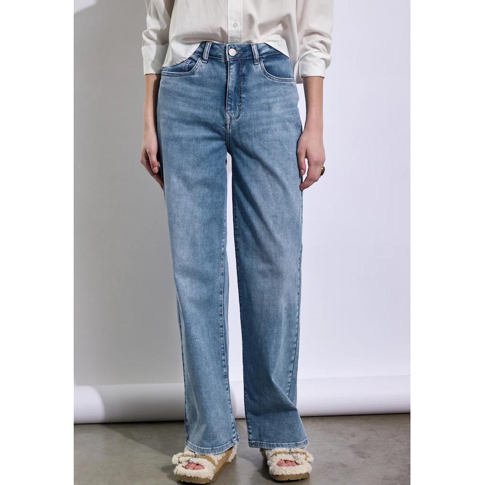 STREET ONE STUDIO Loose-fit-Jeans im Loose Fit Kostenloser Versand international