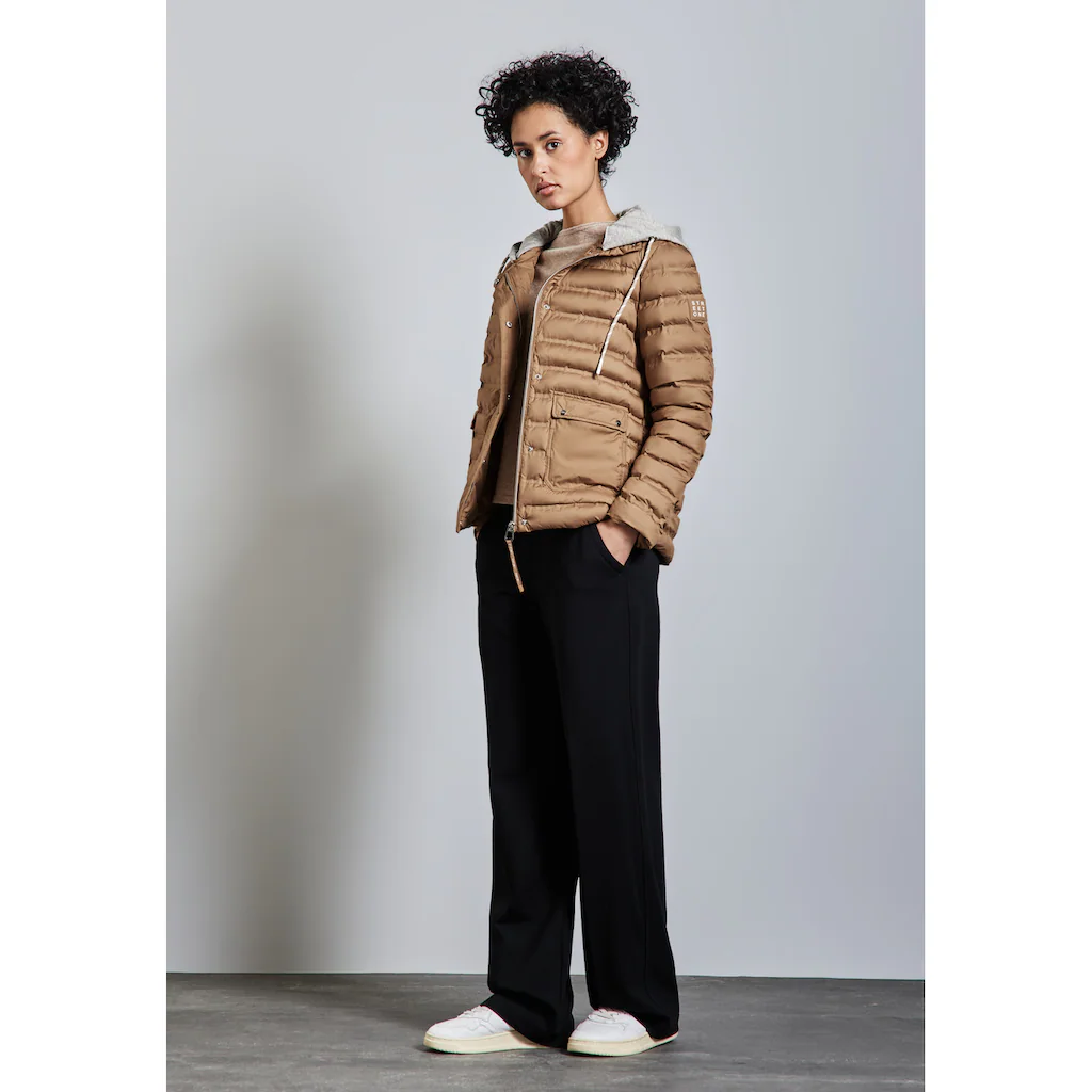 STREET ONE Steppjacke mit Kapuze mit Knopfleiste Begrenzt auf 3 Tage