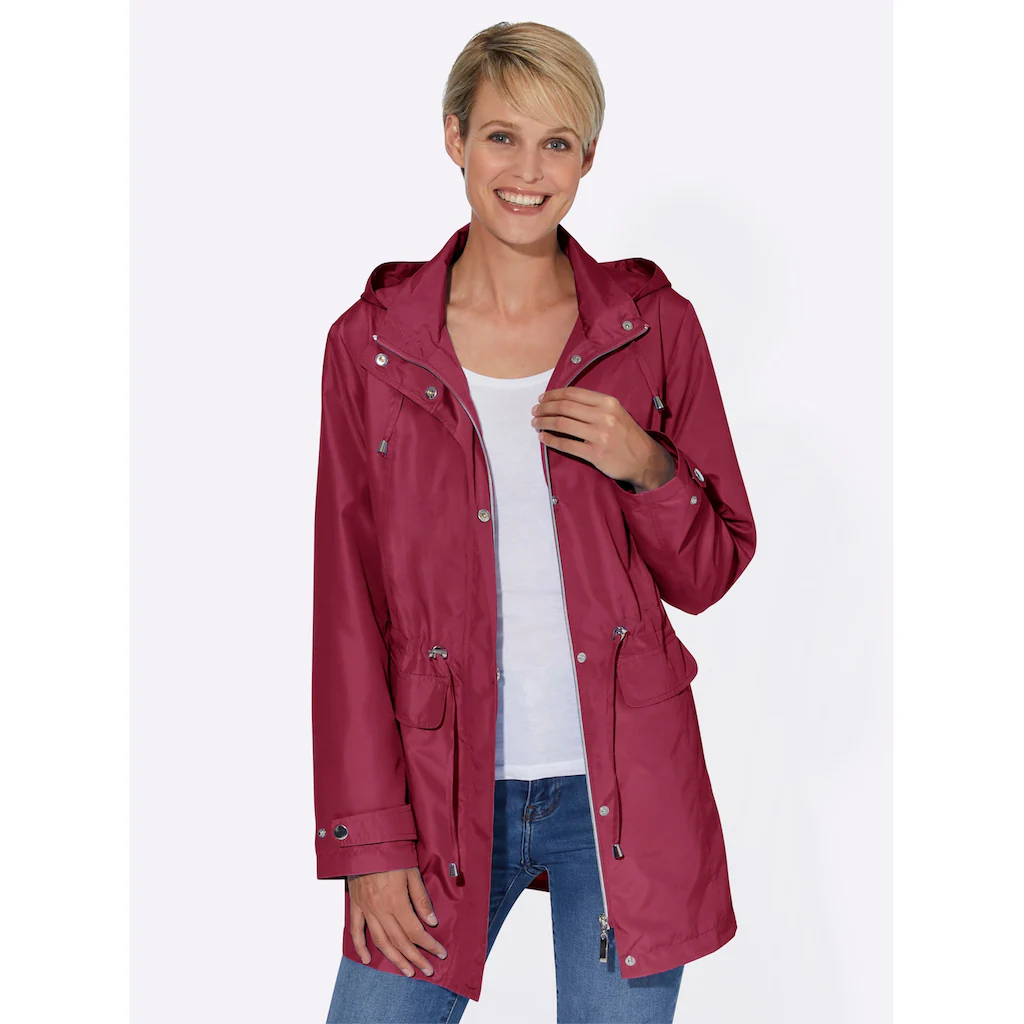Classic Basics Langjacke mit Kapuze