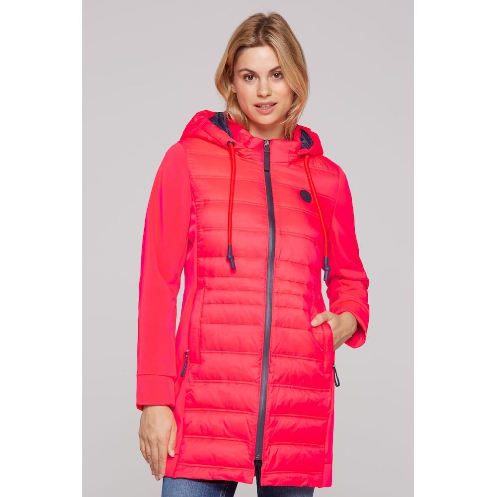 SOCCX Softshelljacke mit Kapuze mit abtrennbarer Kapuze Rabatt