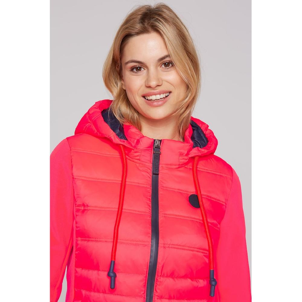 SOCCX Softshelljacke mit Kapuze mit abtrennbarer Kapuze Rabatt