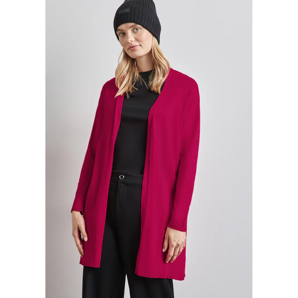STREET ONE Strickjacke aus softer Viskose JETZT KAUFEN
